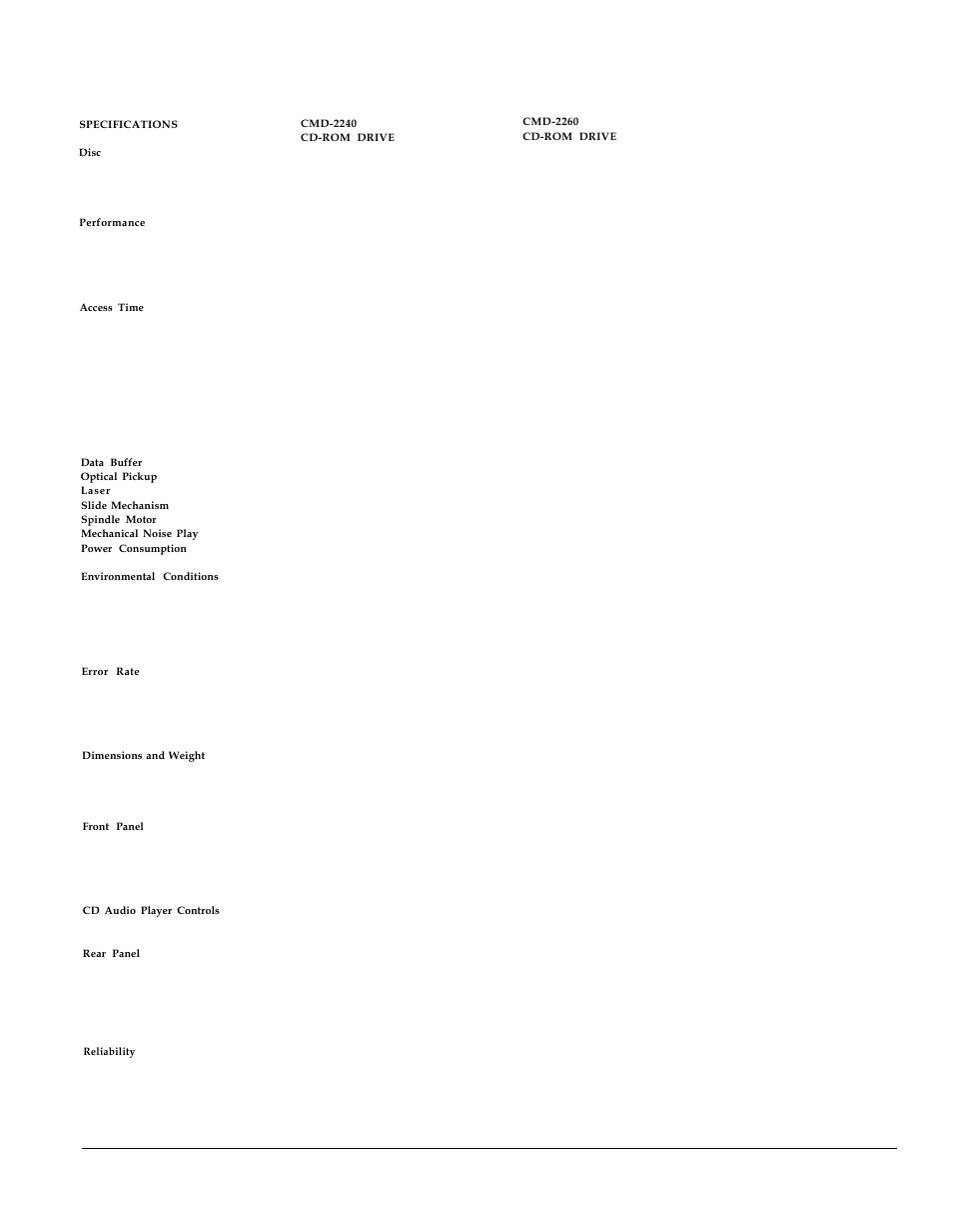 Product features, Ata/ide owner’s manual 16 | Epson CMD-2260 User Manual | Page 16 / 18