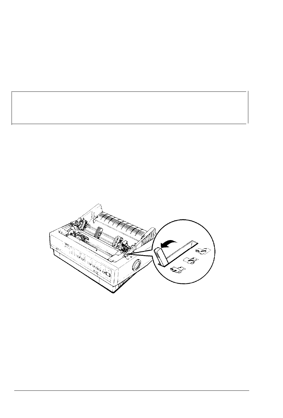 Loading continuous paper with the pull tractor | Epson 5000 User Manual | Page 42 / 154