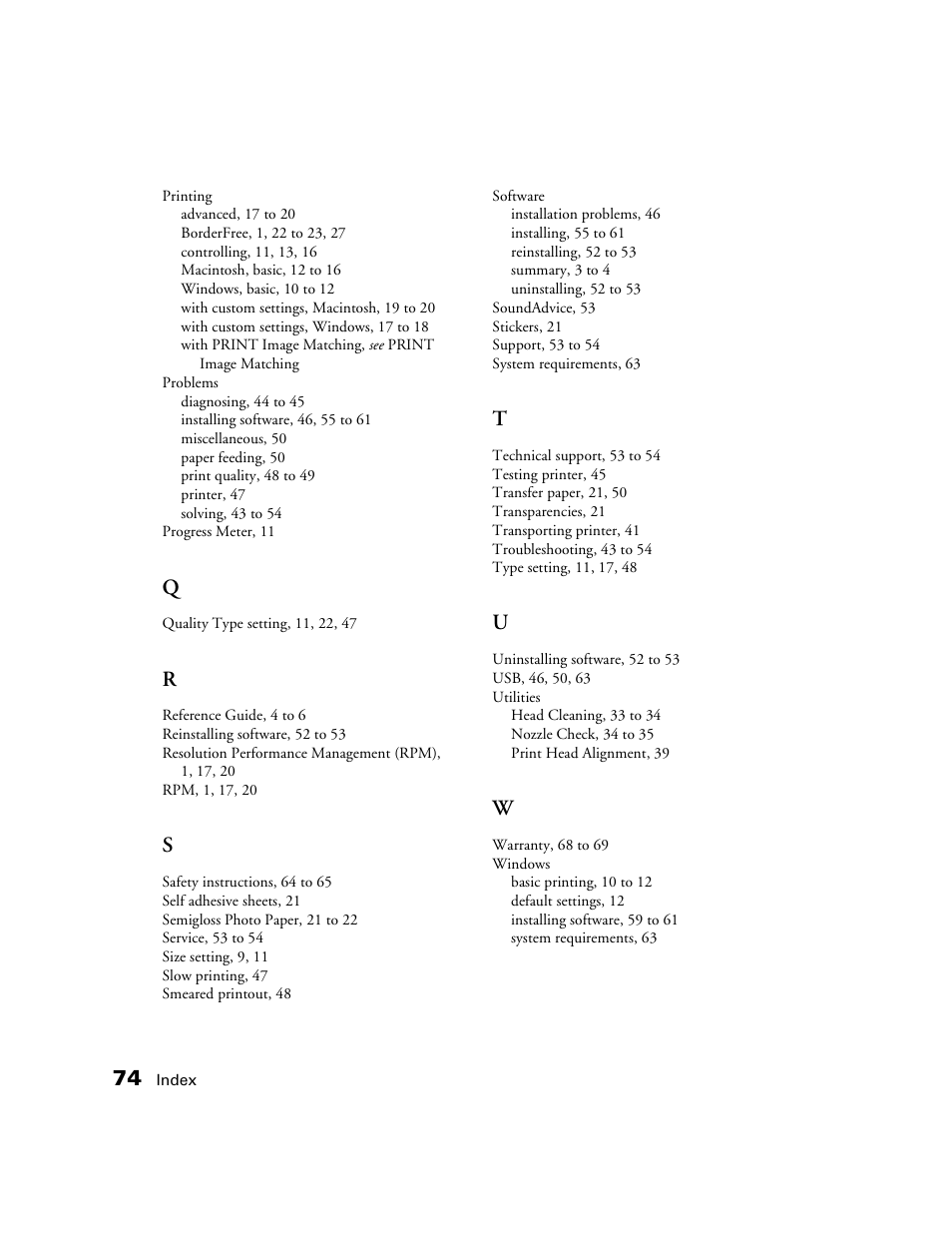 Epson B163A User Manual | Page 79 / 81