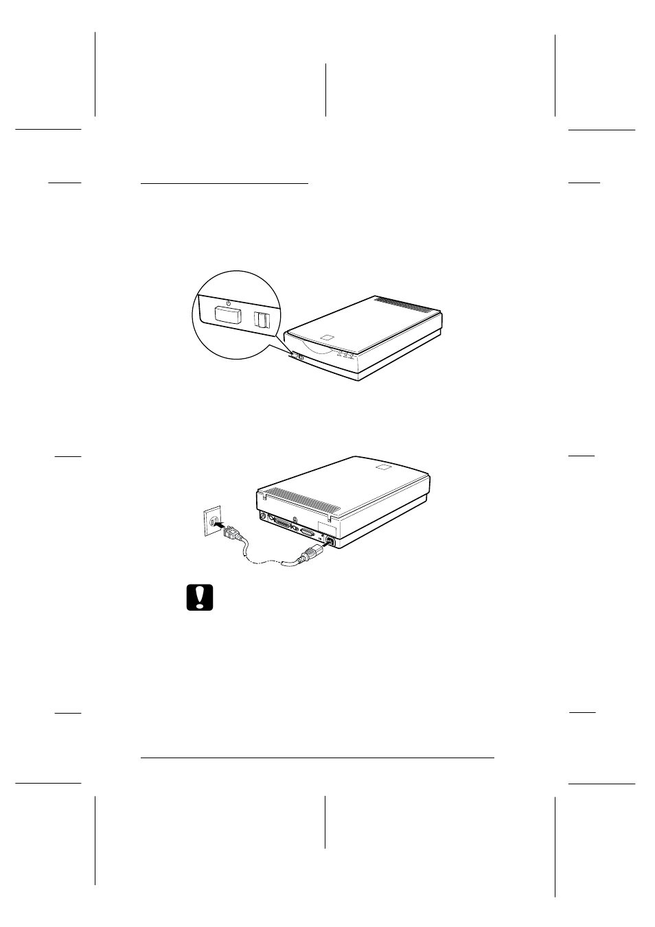 Gt-5500 rev.c, Plugging in the scanner | Epson GT-5500 User Manual | Page 16 / 64