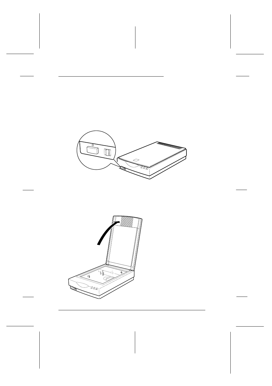 Gt-5500 rev.c, Placing a document on the scanner | Epson GT-5500 User Manual | Page 28 / 64