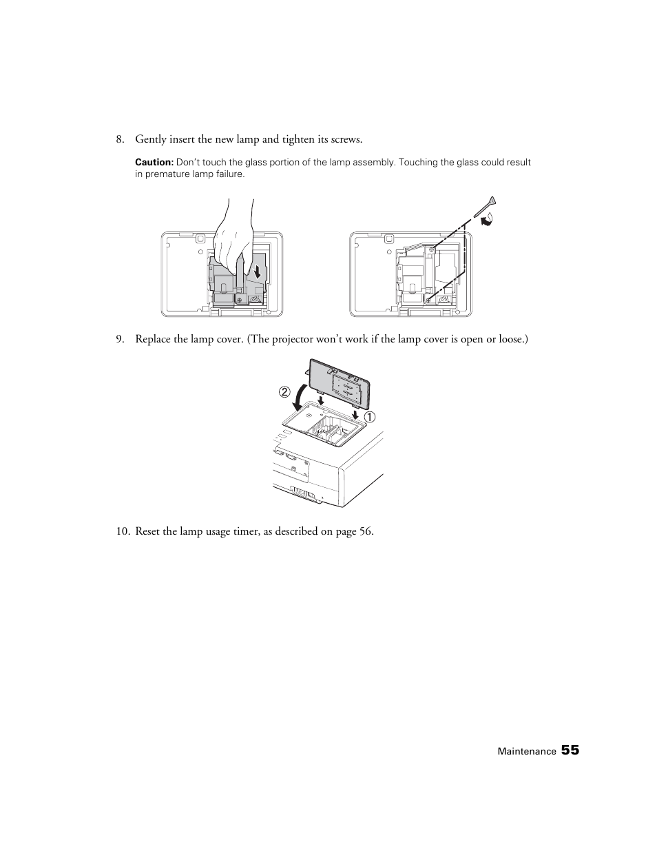 Epson POWERLITE 8350 User Manual | Page 55 / 80