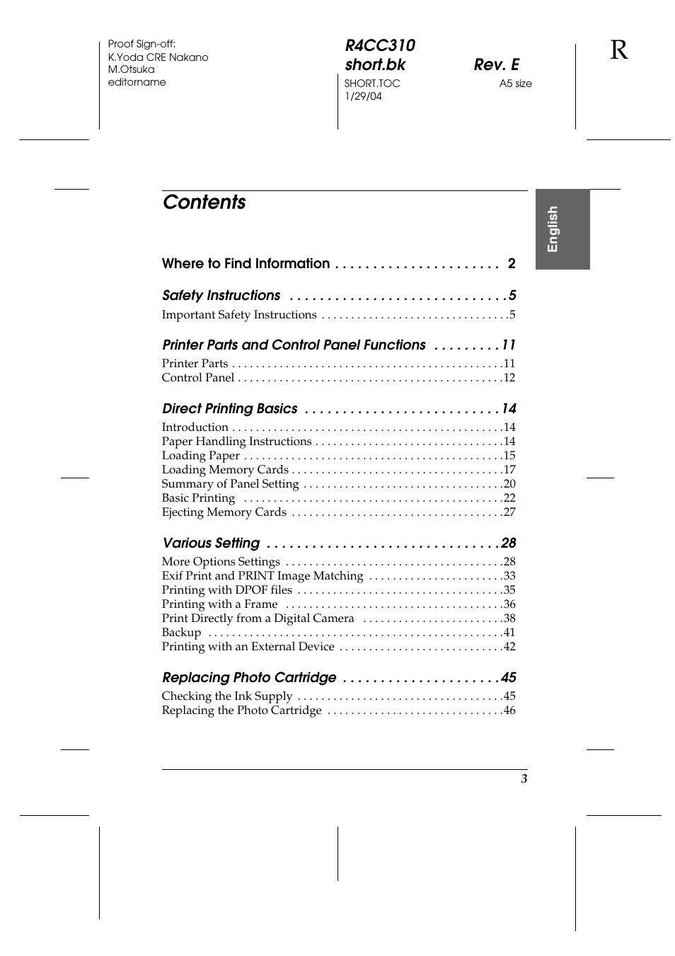 Epson A251B User Manual | Page 3 / 86