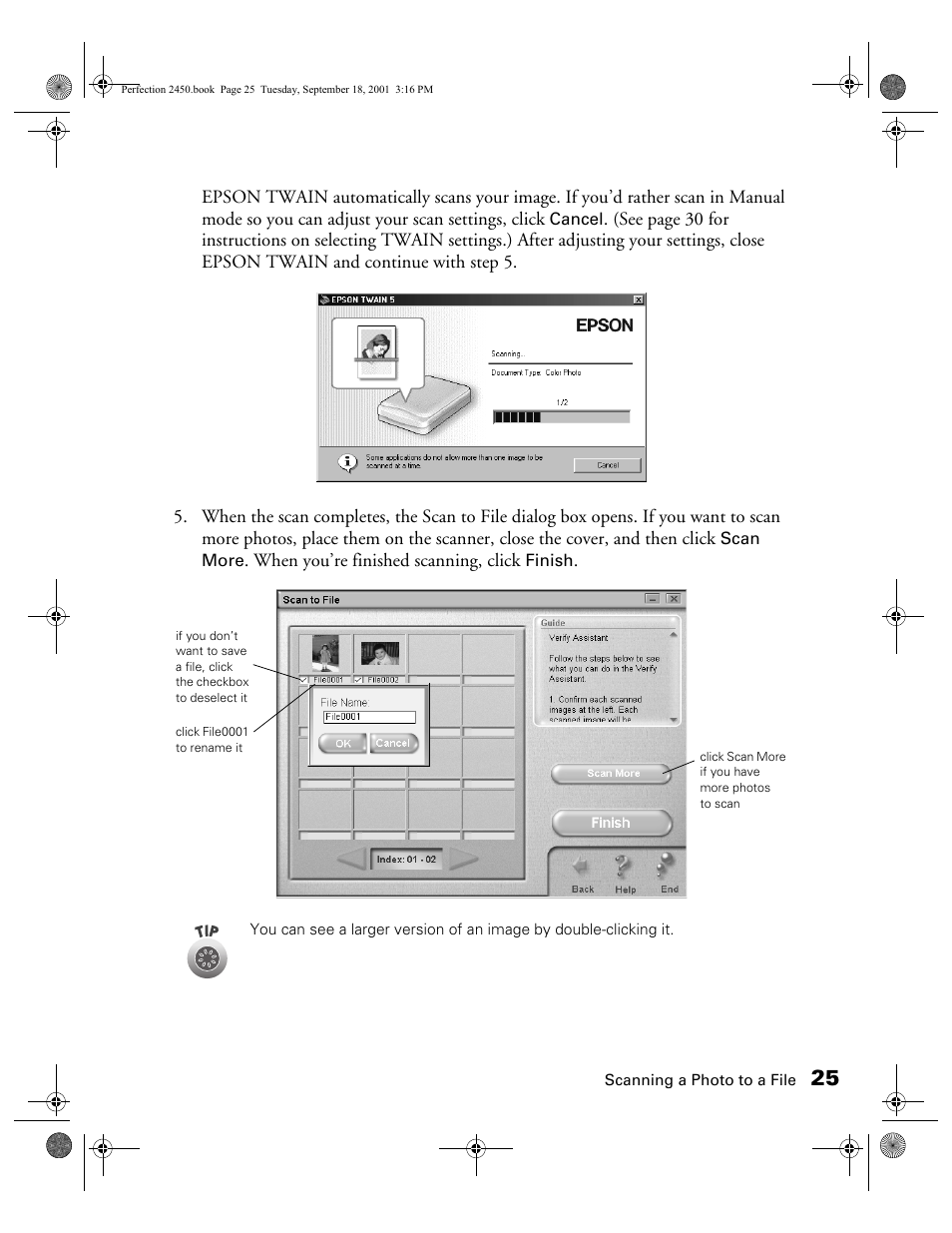 Epson Prefection 2450 User Manual | Page 29 / 58