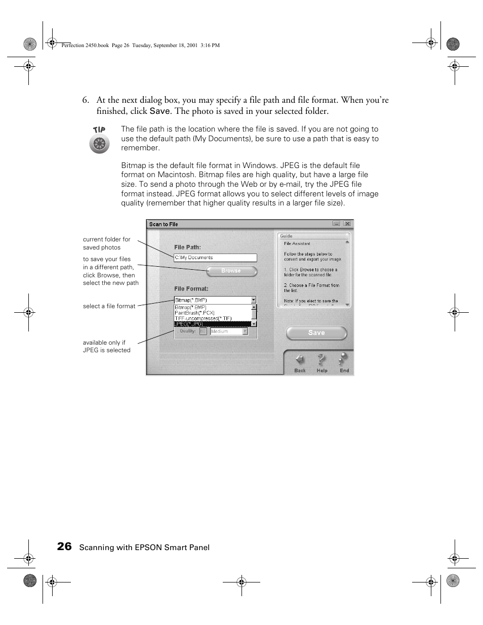 Epson Prefection 2450 User Manual | Page 30 / 58