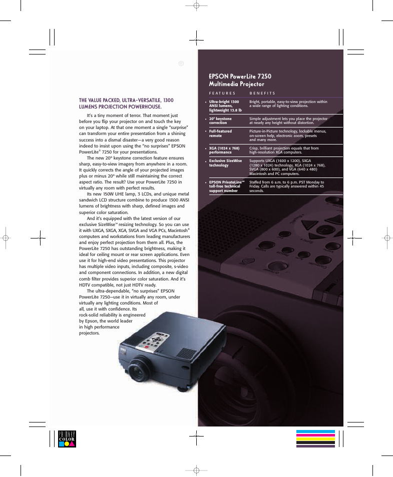 Epson 1300 User Manual | 2 pages