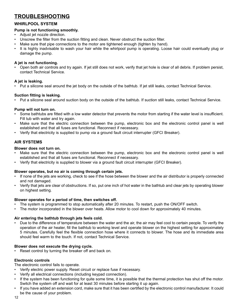 Troubleshooting | Epson 10050073 User Manual | Page 12 / 16