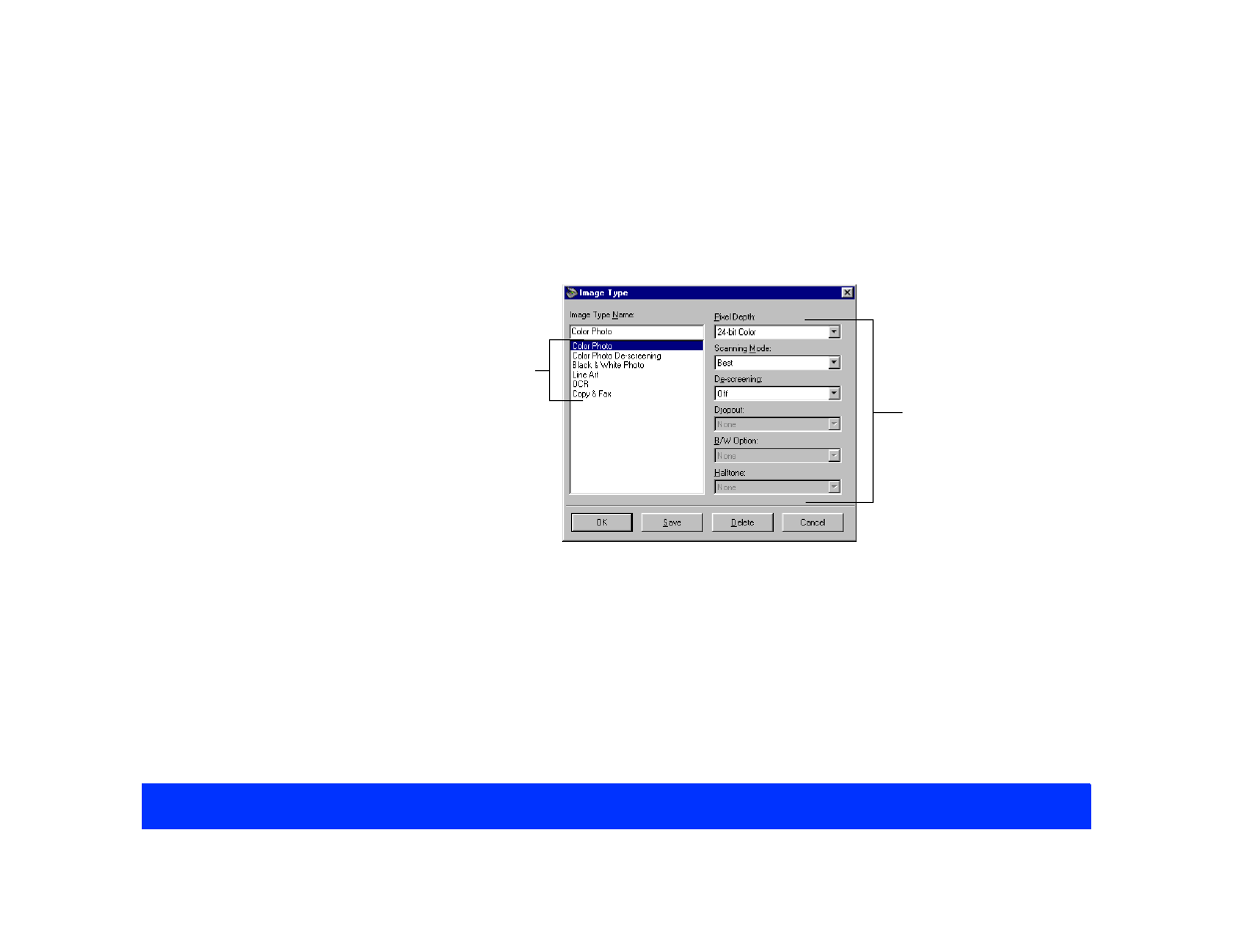 Customizing image types | Epson 1200S User Manual | Page 33 / 103