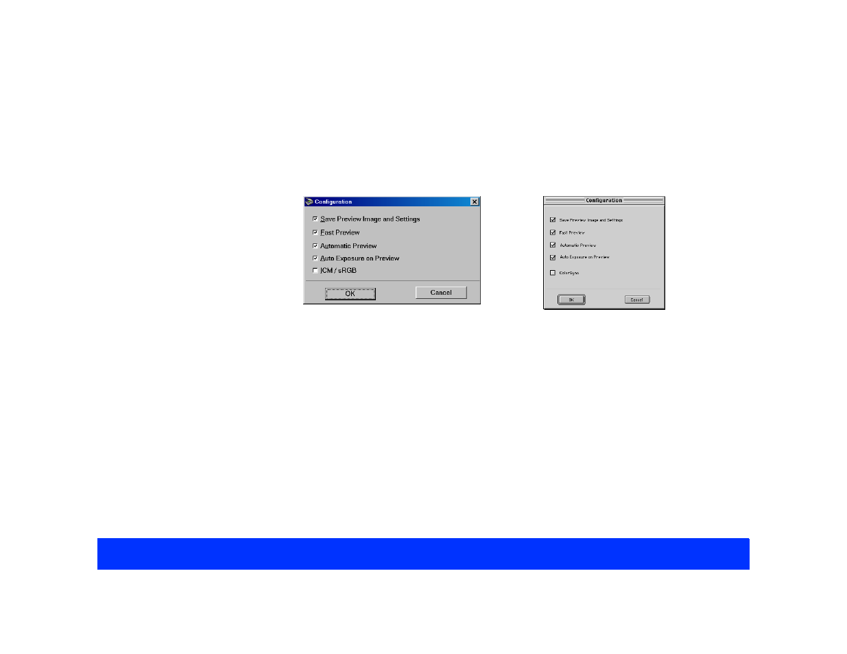 Configuring preview and color options, Configuring preview and, Color options | Configuring, Preview and color options | Epson 1200S User Manual | Page 50 / 103