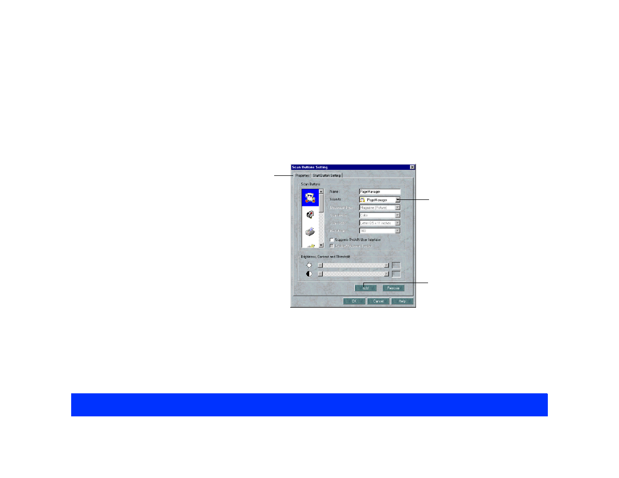 Adding a destination to the scan buttons palette | Epson 1200S User Manual | Page 72 / 103