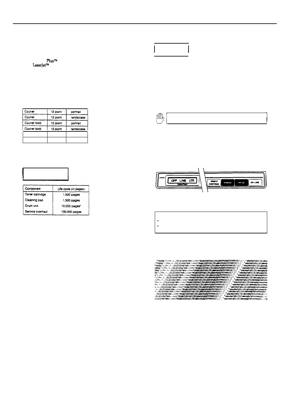 Maintenance, Self-test, Epl-6000 laser printer | Epson EPL-6000 User Manual | Page 5 / 9