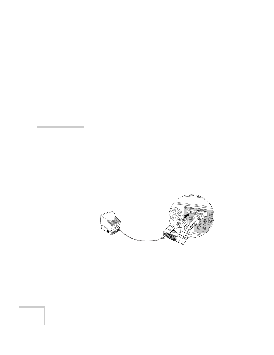 Connecting an external monitor | Epson 61p User Manual | Page 20 / 116