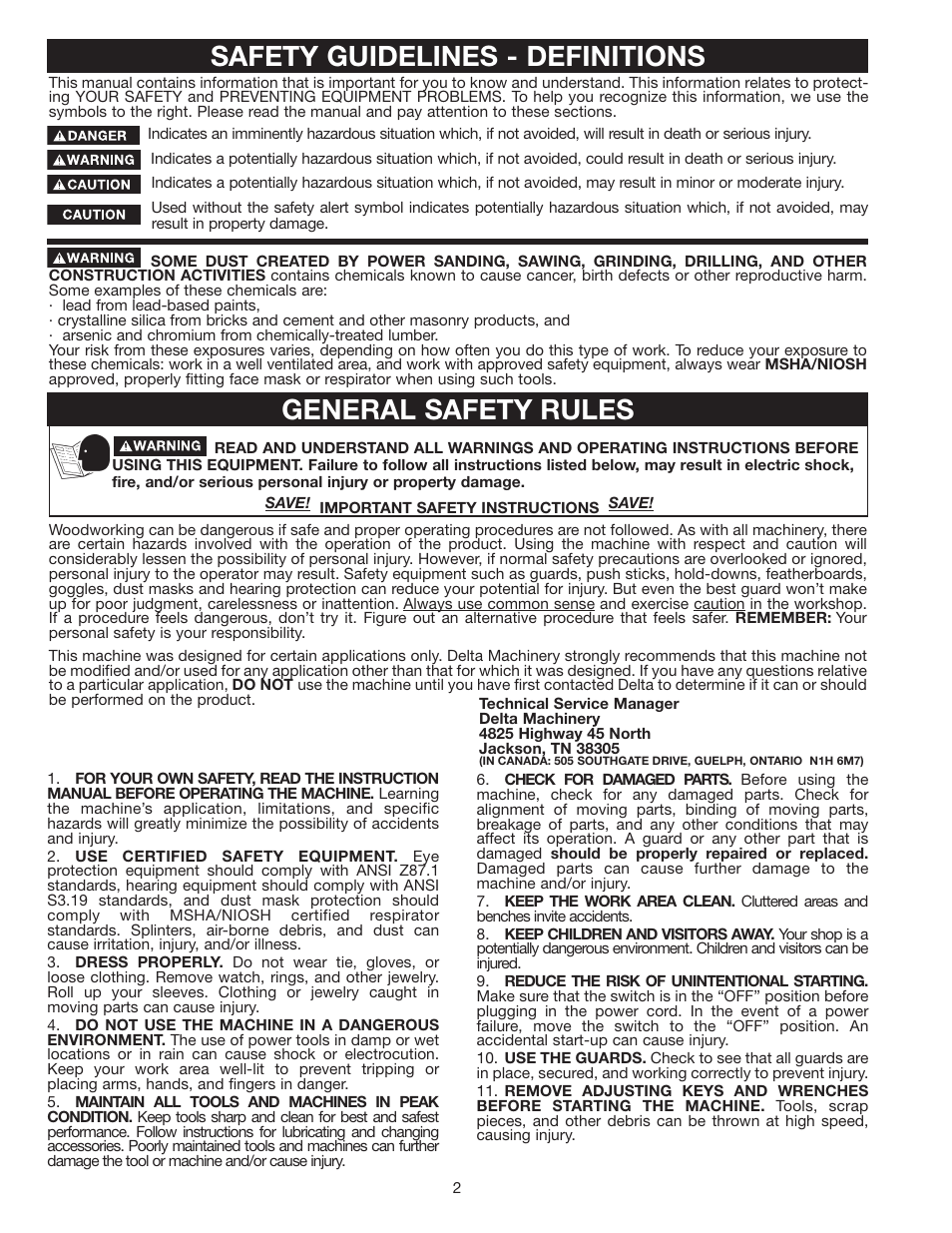 Safety guidelines - definitions, General safety rules | Epson 31-396 User Manual | Page 2 / 24