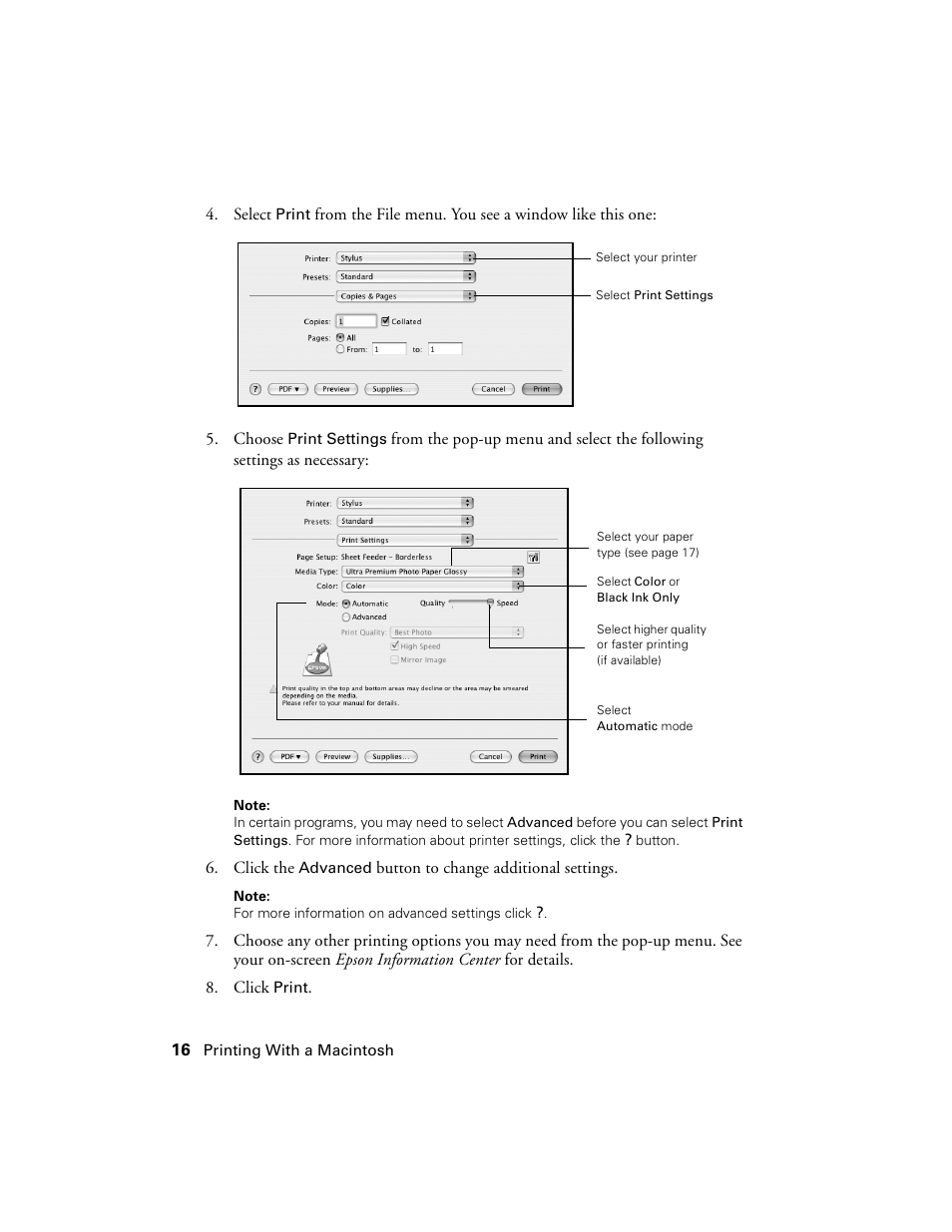 Epson NX100 User Manual | Page 16 / 40