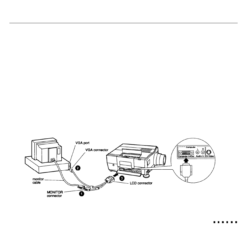 Connecting to a pc desktop computer | Epson ELP-3000 User Manual | Page 24 / 103