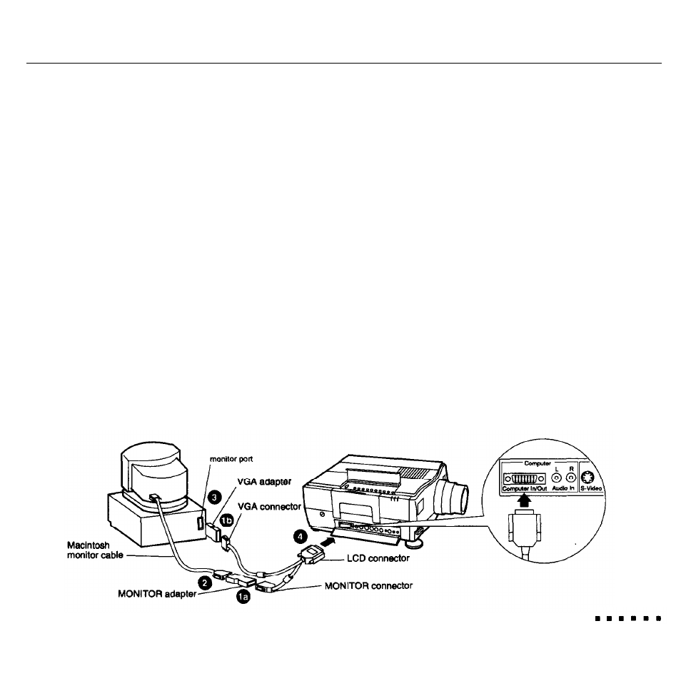 Connecting to a desktop macintosh | Epson ELP-3000 User Manual | Page 26 / 103