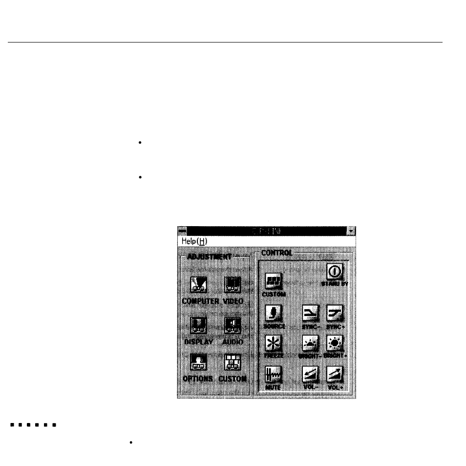 Adjusting the settings from elp link | Epson ELP-3000 User Manual | Page 42 / 103