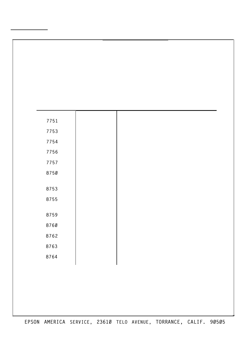 P-0013a epson printer/ribbon compatibility, Epson, Service | Roduct, Upport, Ulletin | Epson AP4000 User Manual | Page 18 / 18