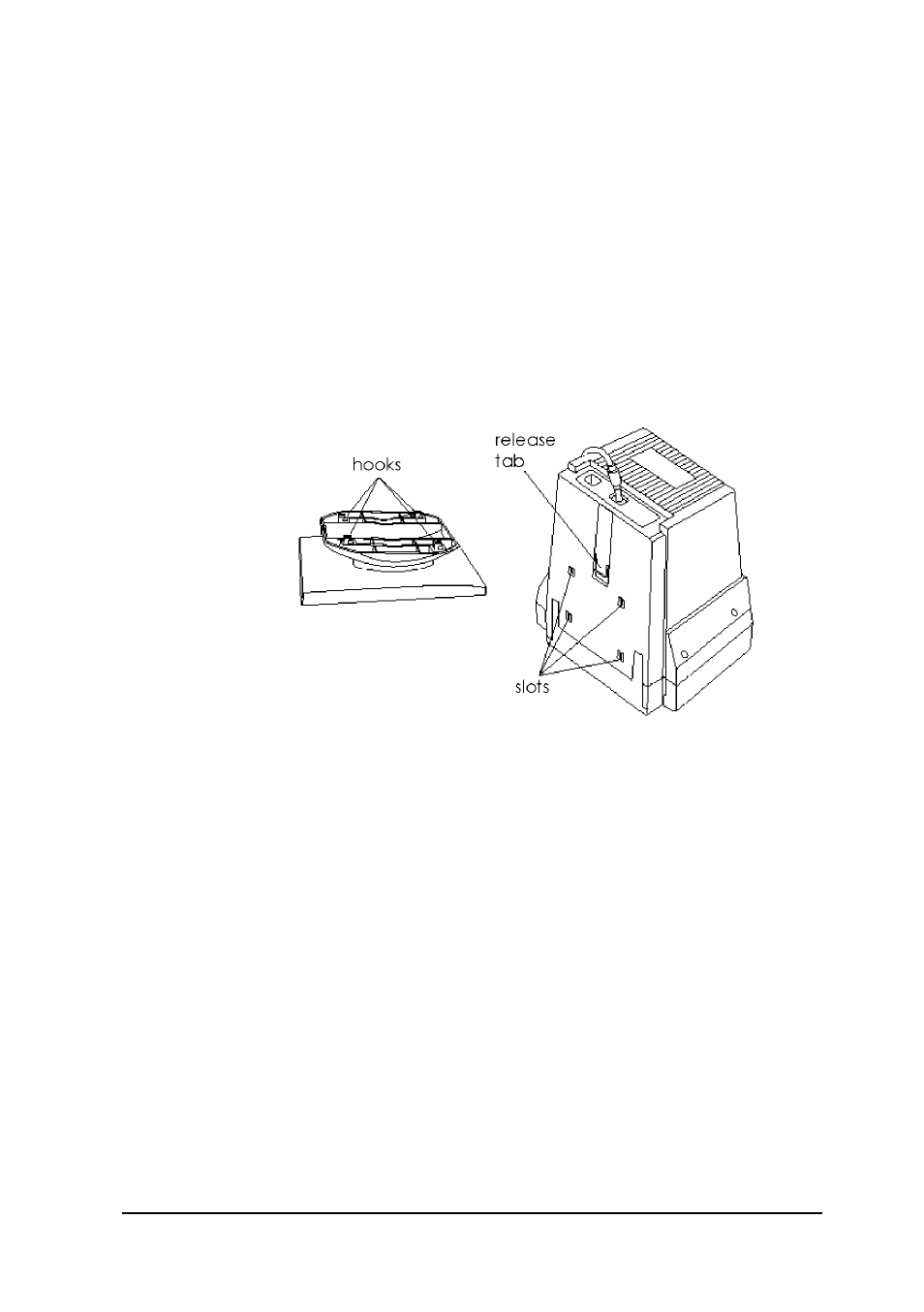 Attaching the tilt and swivel base | Epson A882459 User Manual | Page 11 / 27