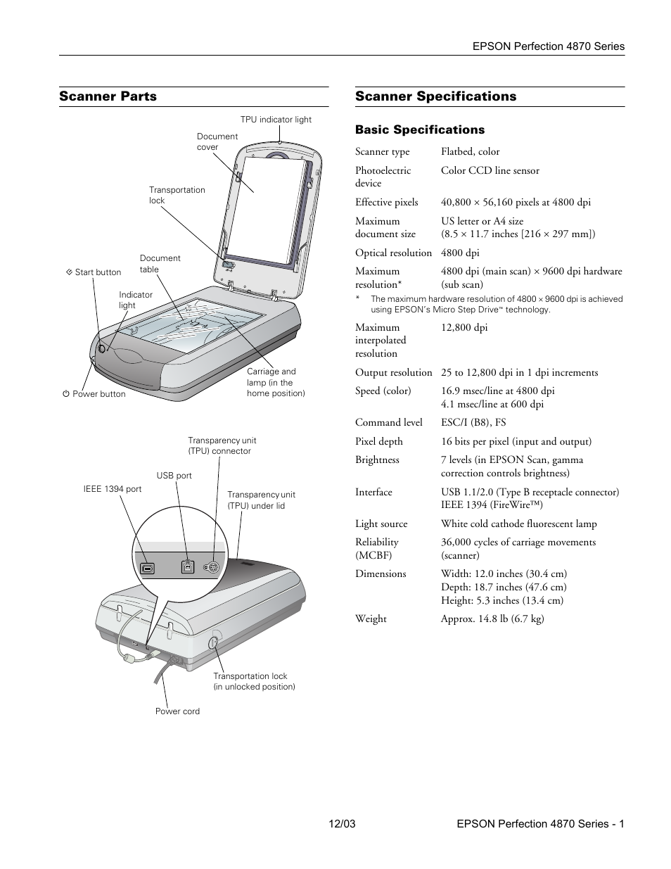 Epson 4870 User Manual | 6 pages