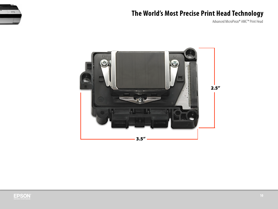 The world’s most precise print head technology | Epson 3800 User Manual | Page 17 / 41