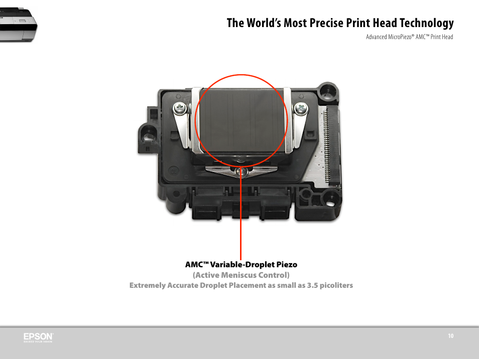 The world’s most precise print head technology | Epson 3800 User Manual | Page 18 / 41