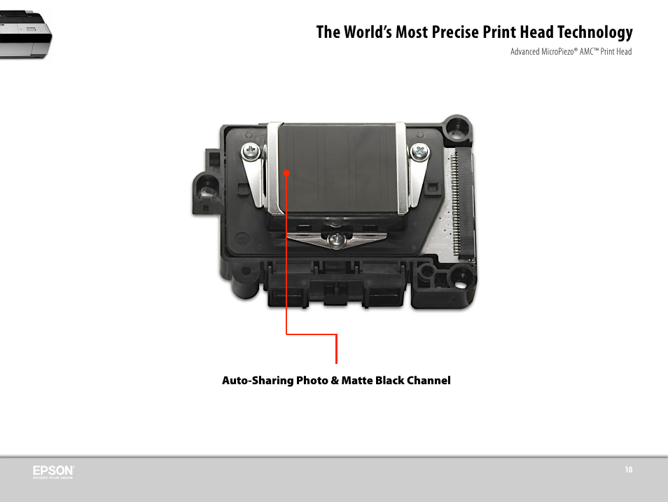 The world’s most precise print head technology | Epson 3800 User Manual | Page 21 / 41