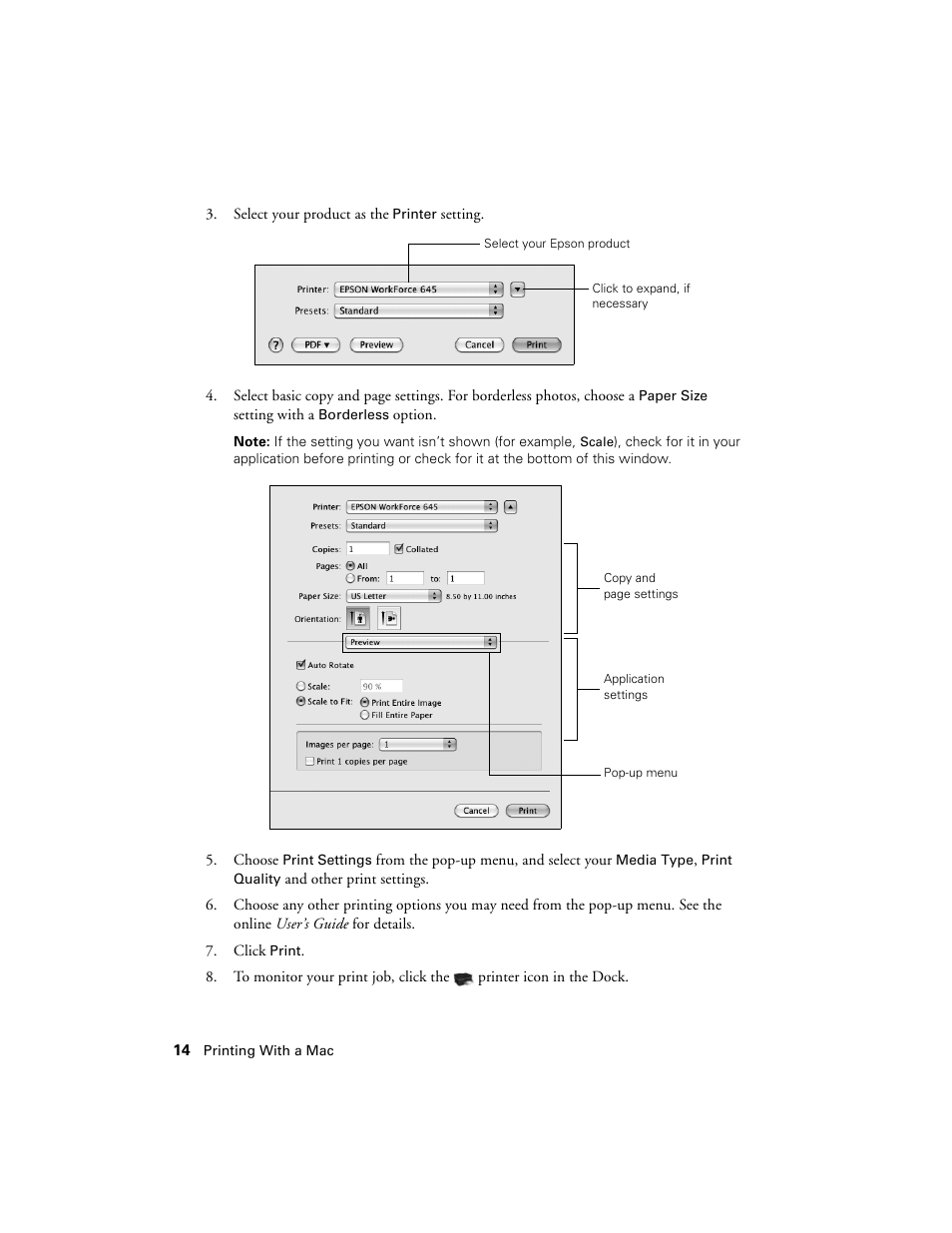 Epson WorkForce 645 User Manual | Page 14 / 44