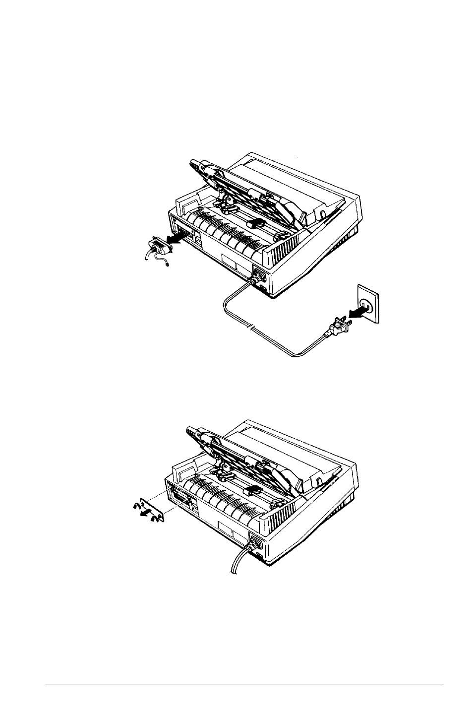 Installing an interfacecard, Installing an interface card -17 | Epson 5000 User Manual | Page 109 / 176