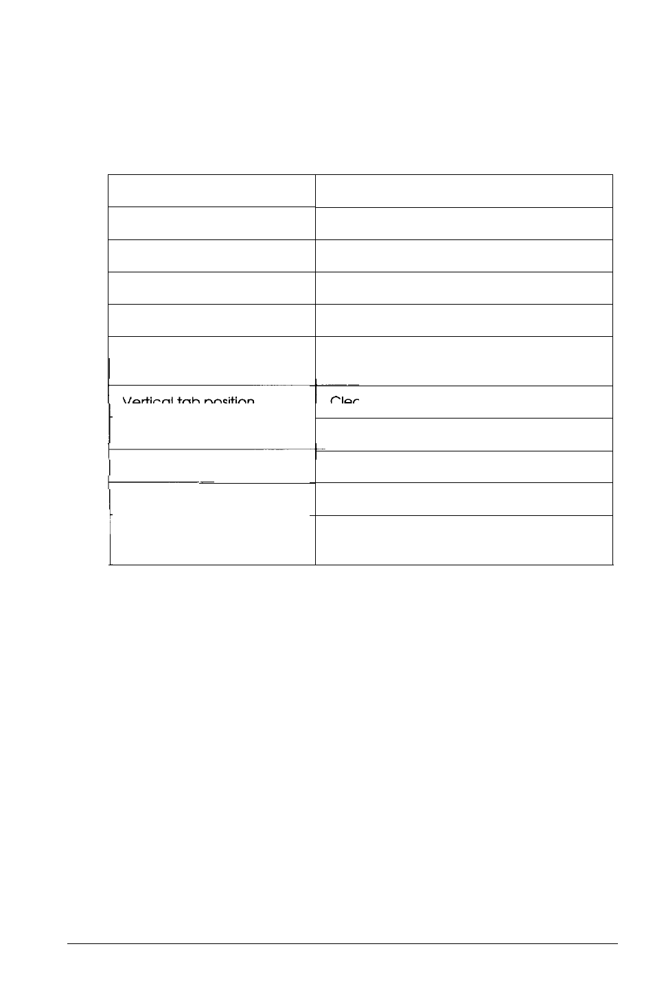 Default settings, Default settings -17, Technical specifications 7-17 | Epson 5000 User Manual | Page 143 / 176