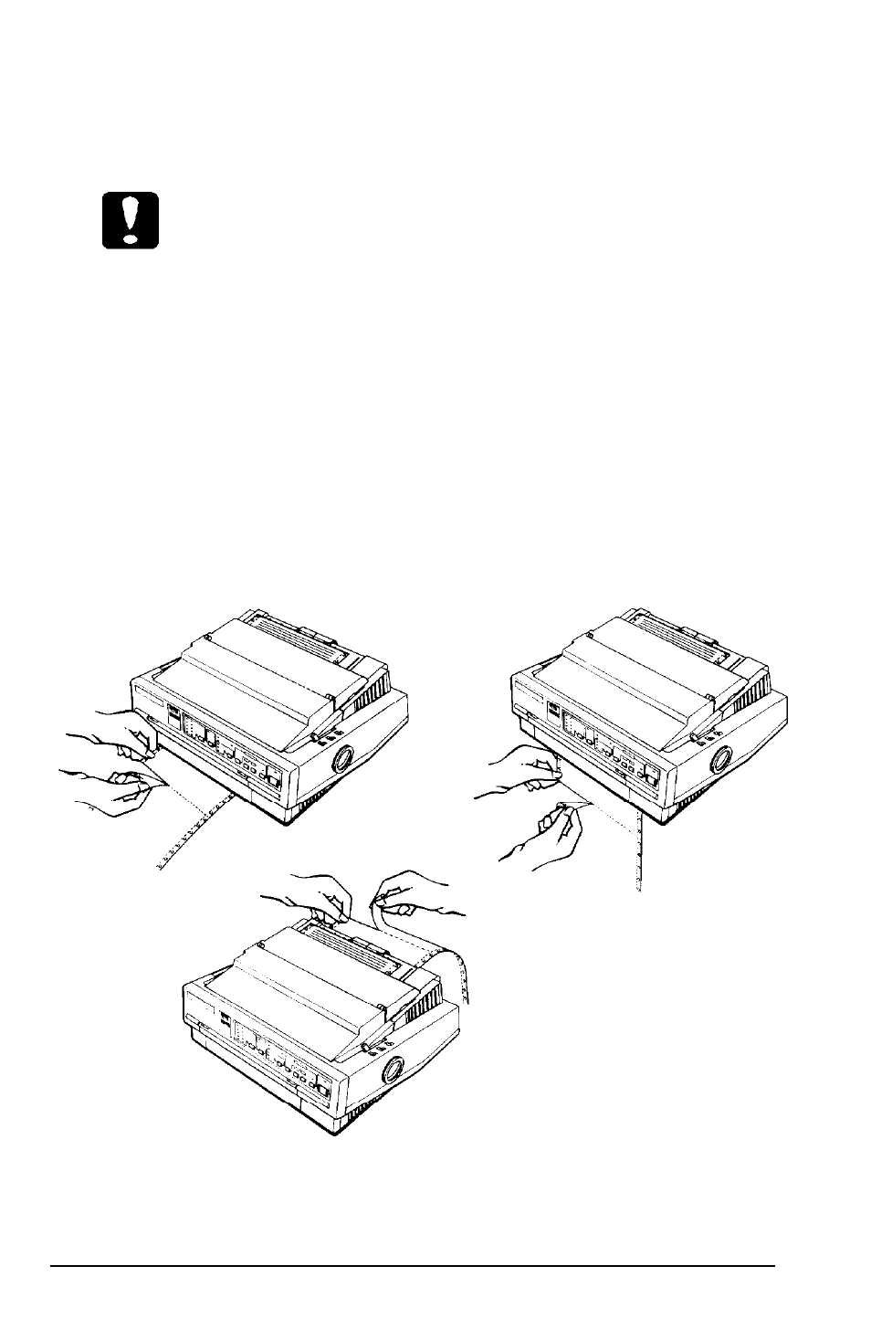 Removing continuous paper from the pull tractor | Epson 5000 User Manual | Page 58 / 176