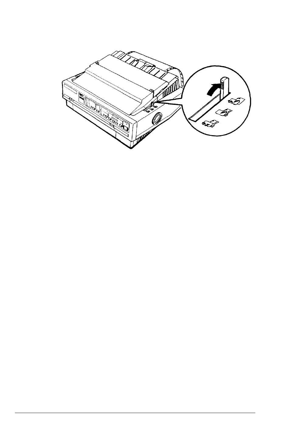 Switching to continuous paper, Switching to continuous paper -22 | Epson 5000 User Manual | Page 60 / 176