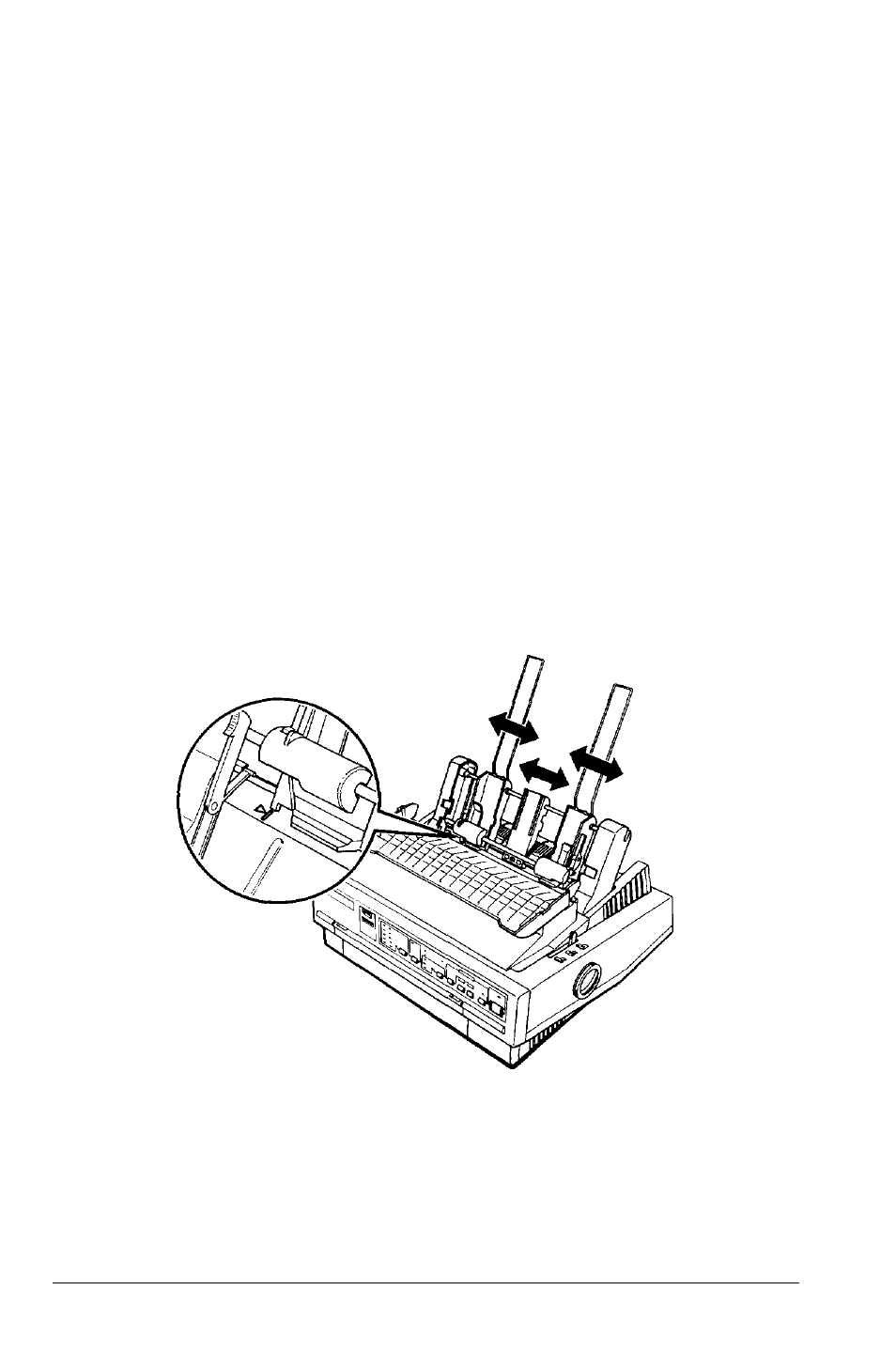 Loading paper with the single-bin cut-sheet feede | Epson 5000 User Manual | Page 96 / 176