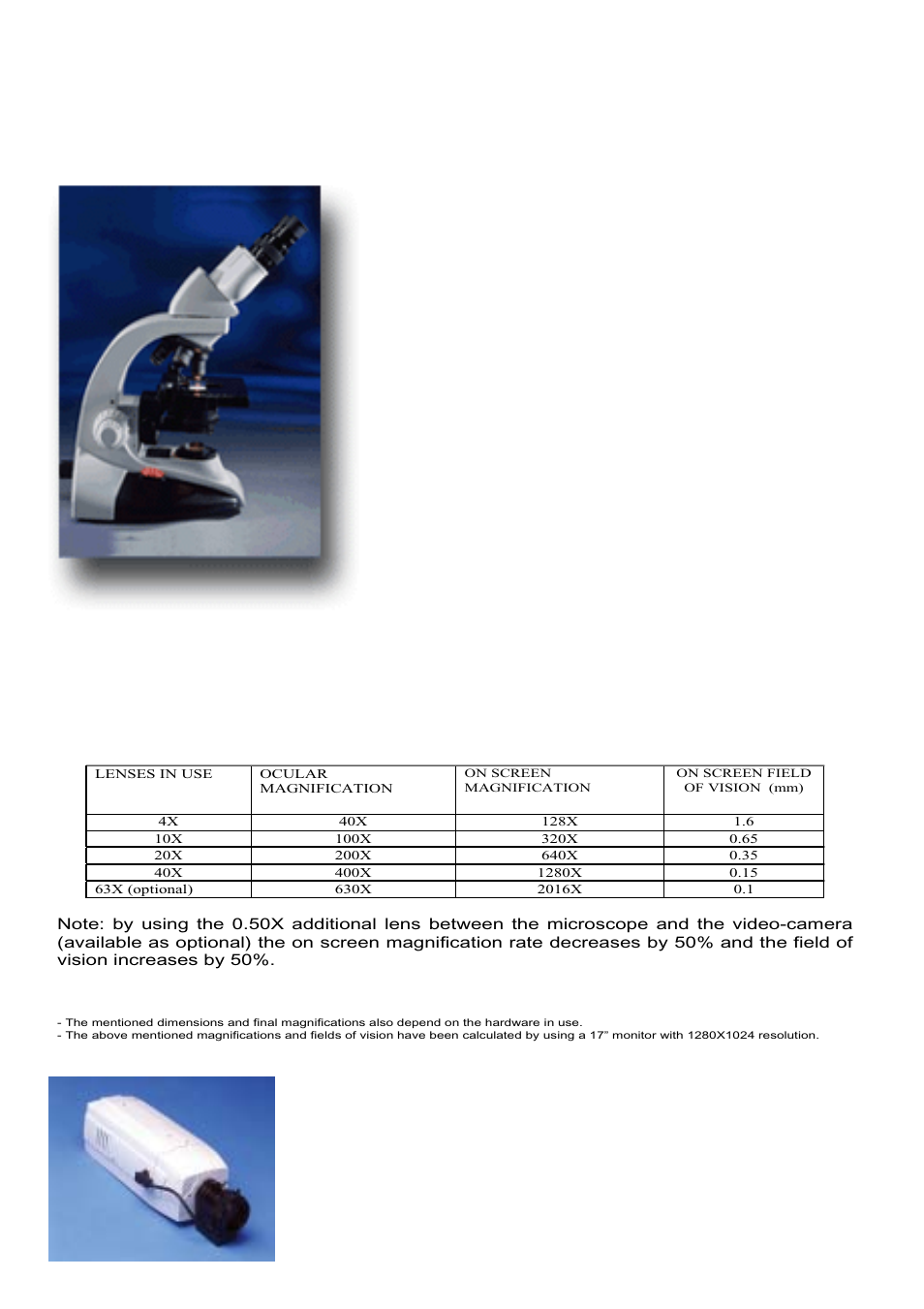System composition, Professional video-camera | Epson 250D User Manual | Page 7 / 12