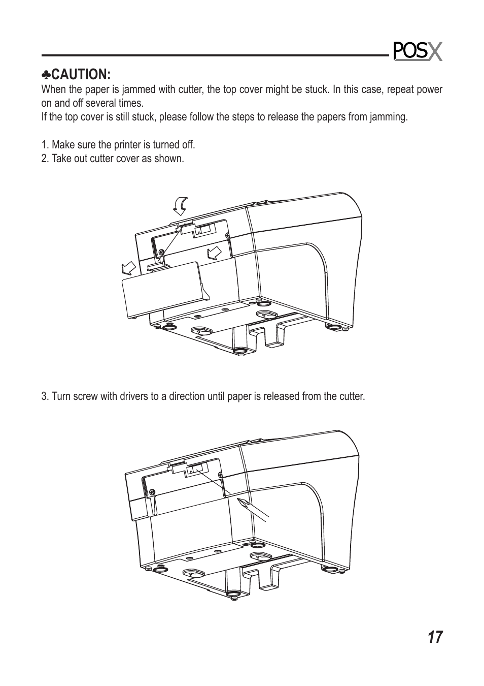 Caution | Epson XR510 User Manual | Page 18 / 29