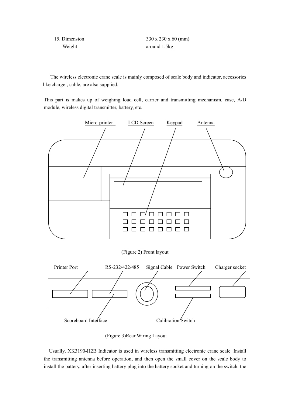 Ii configuration, installation and application | Epson XK3190-H2B User Manual | Page 5 / 20