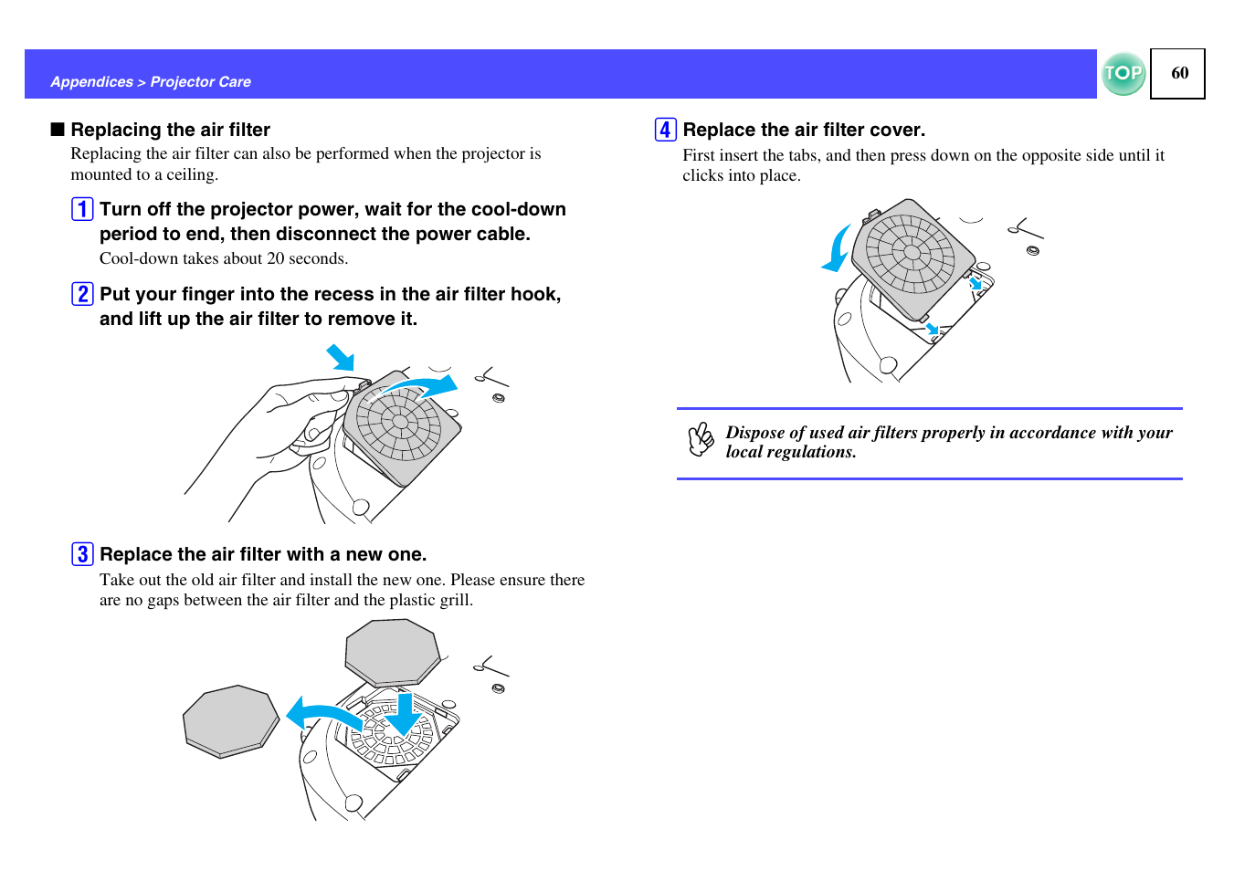 P.60 | Epson ELPLP29 User Manual | Page 61 / 75