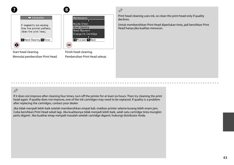 Epson STYLUS SX400  EN User Manual | Page 43 / 64