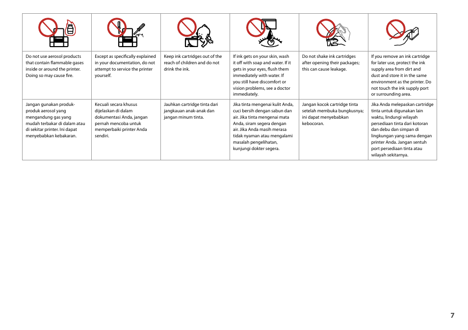 Epson STYLUS SX400  EN User Manual | Page 7 / 64