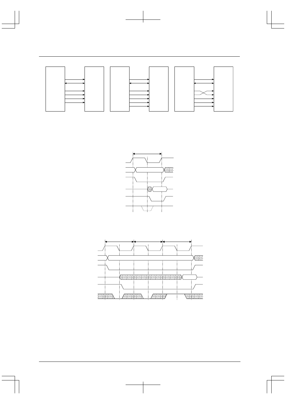 Bus cycles in external system interface, Sram read cycles, Basic read cycle with no wait mode | Read cycle with wait mode | Epson S1C33210 User Manual | Page 170 / 559