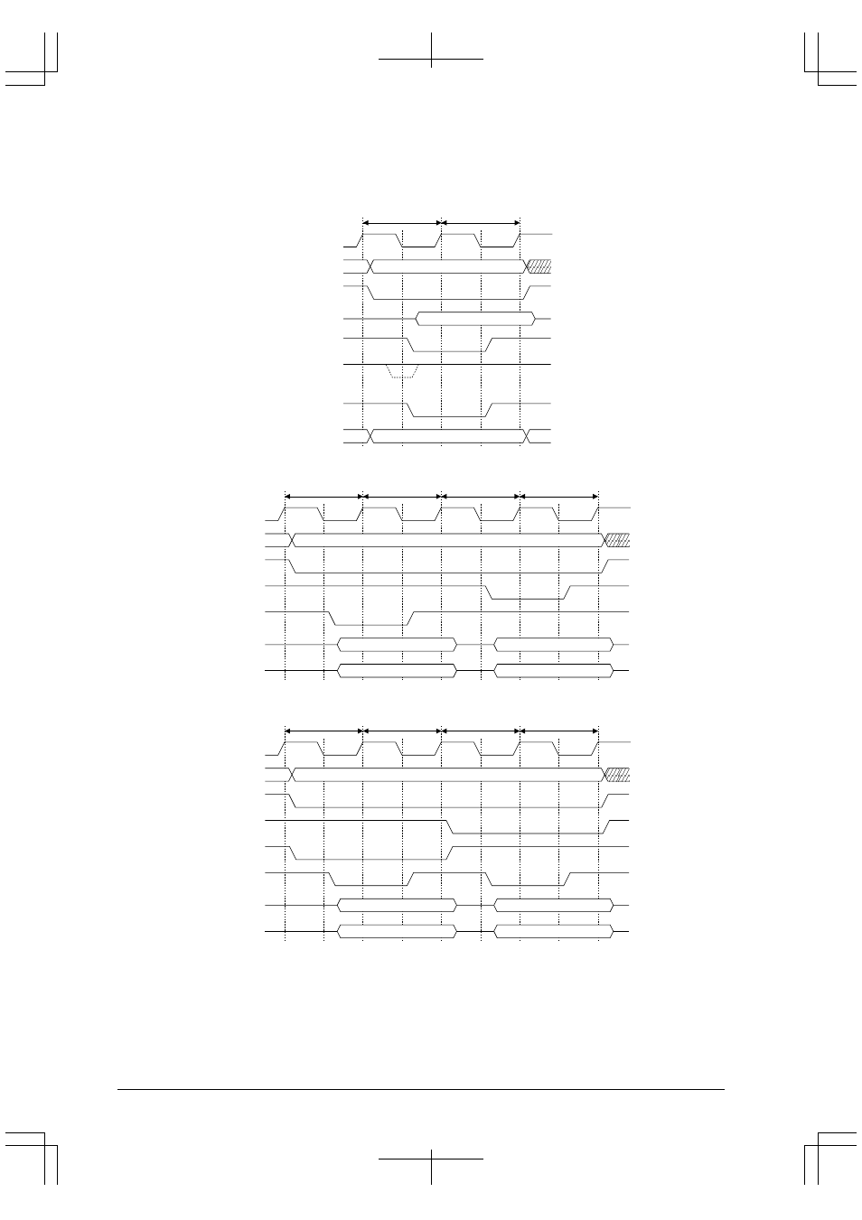 Sram write cycles, Basic write cycle with no wait mode | Epson S1C33210 User Manual | Page 172 / 559