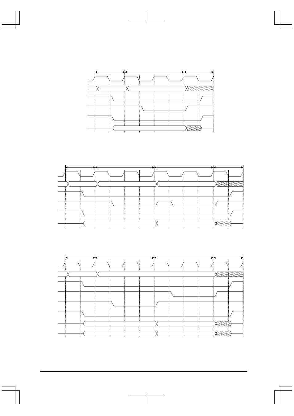 Dram random write cycle, Dram write cycle (fast page or edo page mode) | Epson S1C33210 User Manual | Page 180 / 559