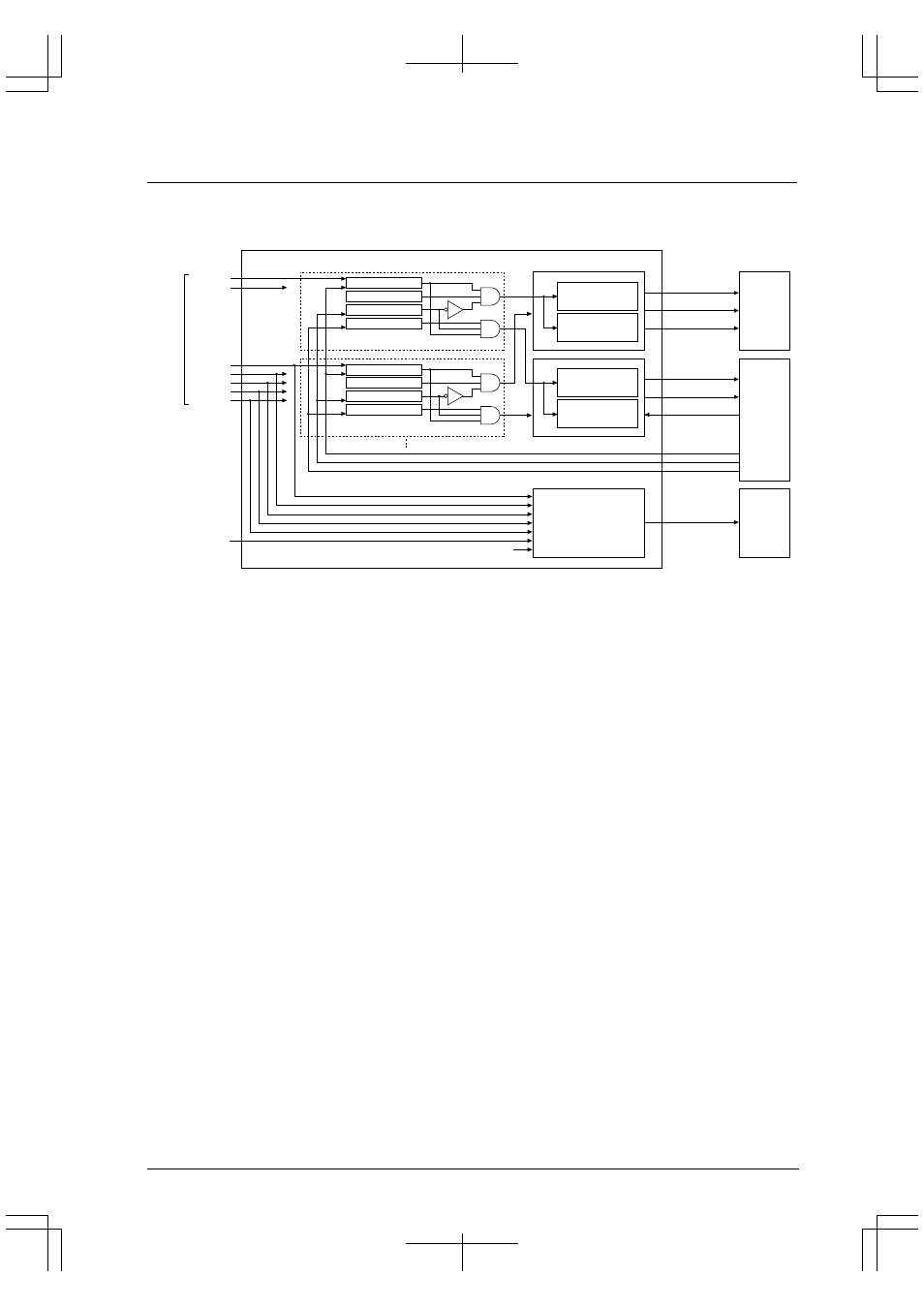 Control of maskable interrupts, Structure of the interrupt controller, Processor status register (psr) | Interrupt enable (ie) bit: psr[4, Interrupt level (il): psr[11:8 | Epson S1C33210 User Manual | Page 203 / 559