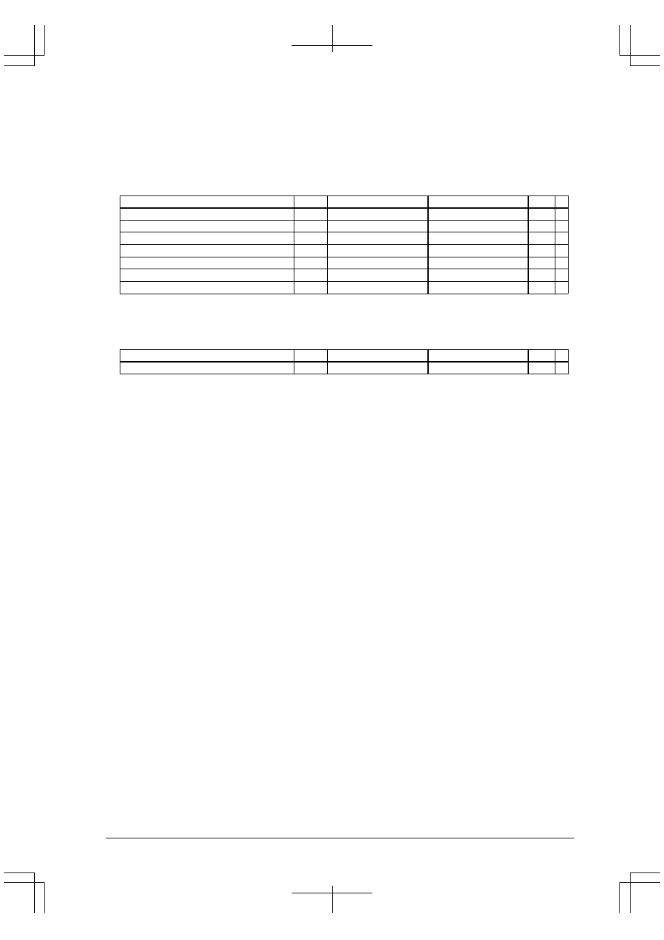 3 c33 block ac characteristic tables, External clock input characteristics, Bclk clock output characteristics | Epson S1C33210 User Manual | Page 89 / 559