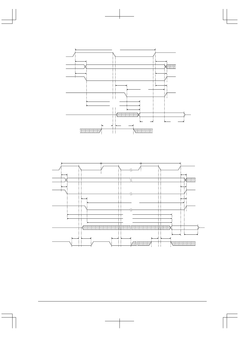 Sram read cycle (basic cycle: 1 cycle), Sram read cycle (when a wait cycle is inserted) | Epson S1C33210 User Manual | Page 93 / 559