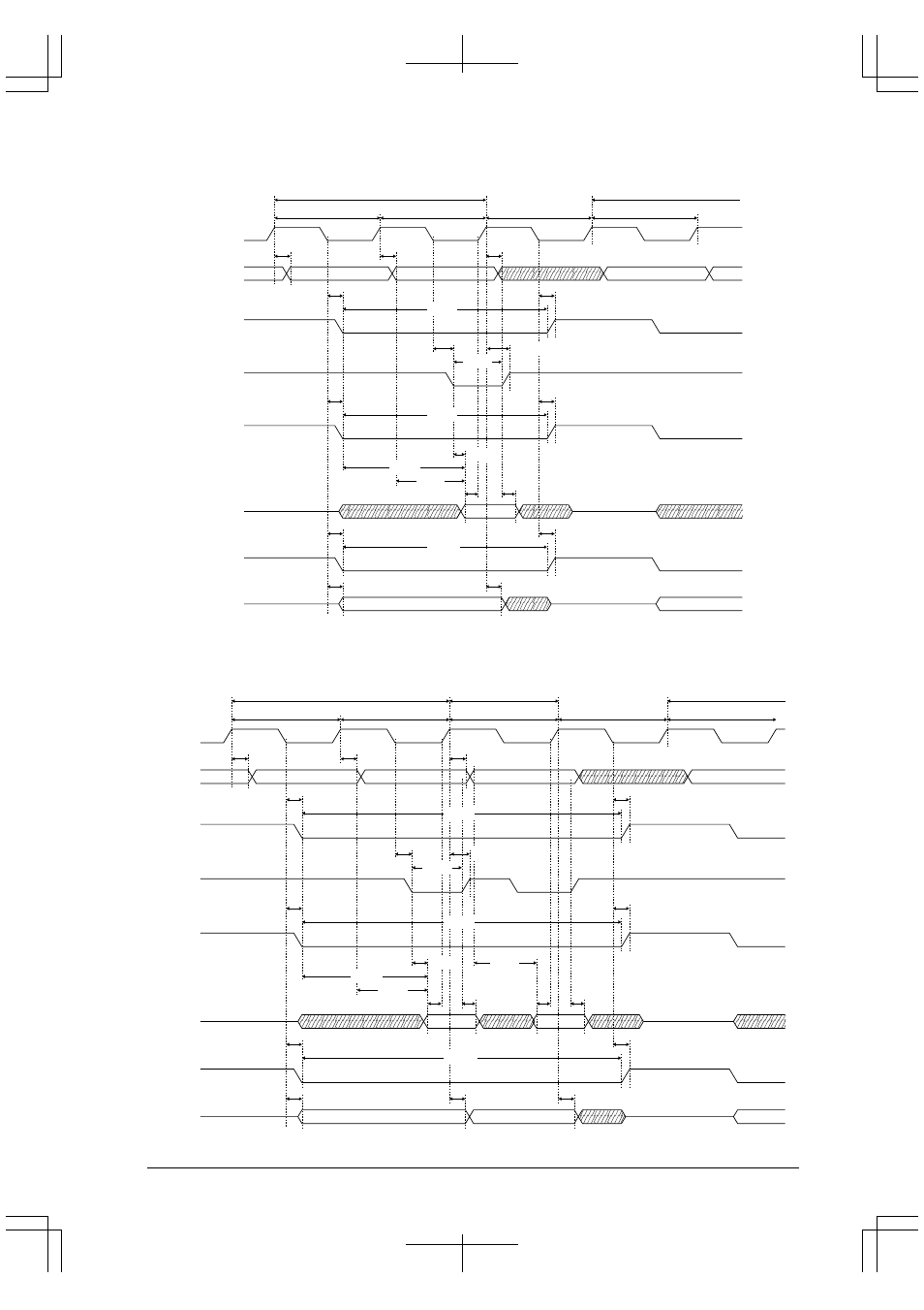 Dram random access cycle (basic cycle), Dram fast-page access cycle | Epson S1C33210 User Manual | Page 95 / 559