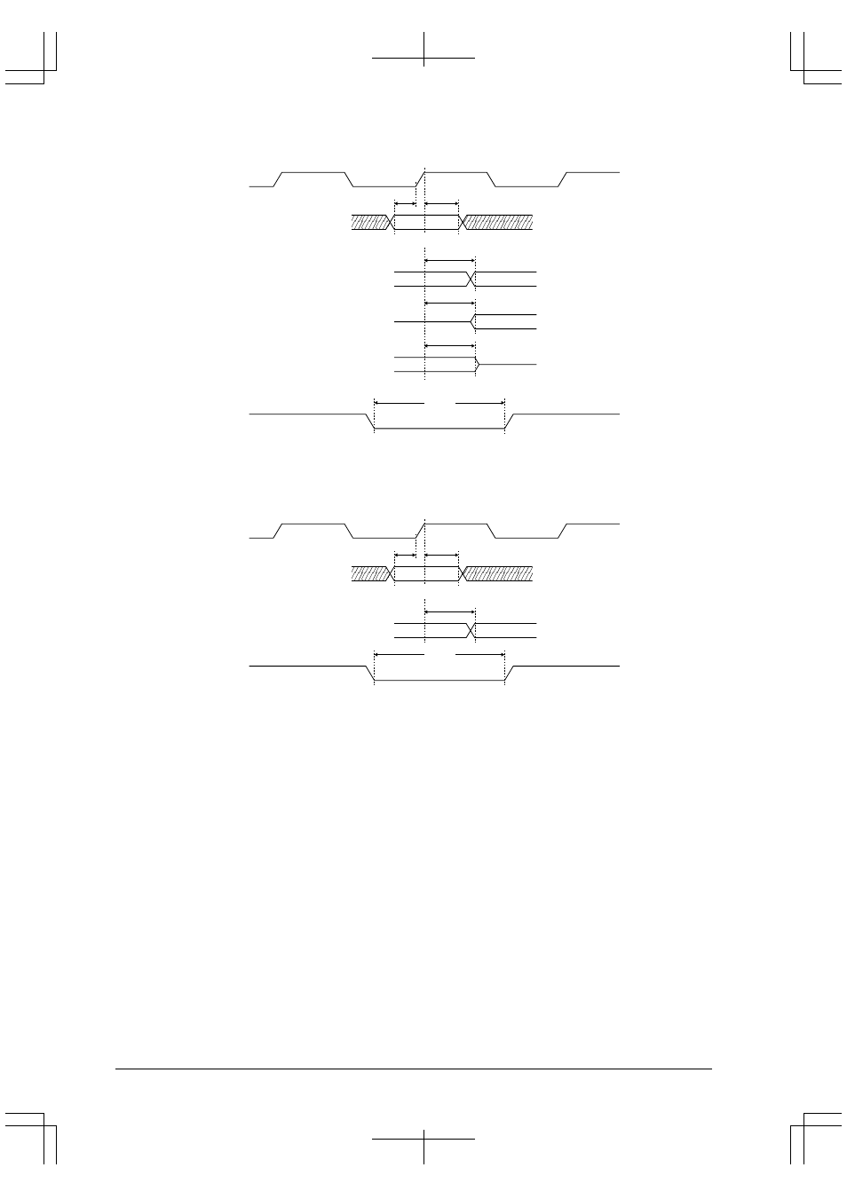 Busreq, #busack and #nmi timing, Input, output and i/o port timing | Epson S1C33210 User Manual | Page 98 / 559