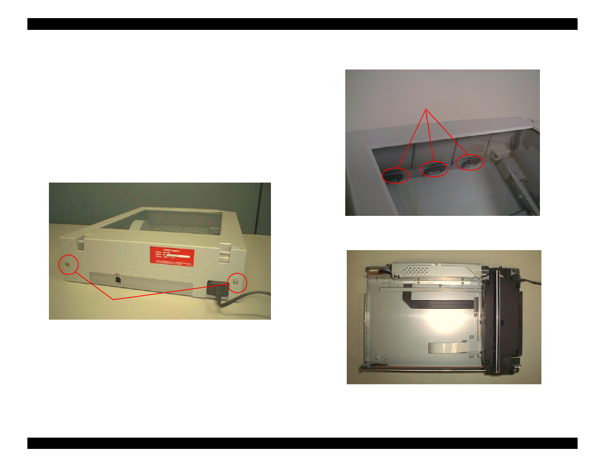 3 upper housing removal | Epson Perfection 610 User Manual | Page 29 / 52