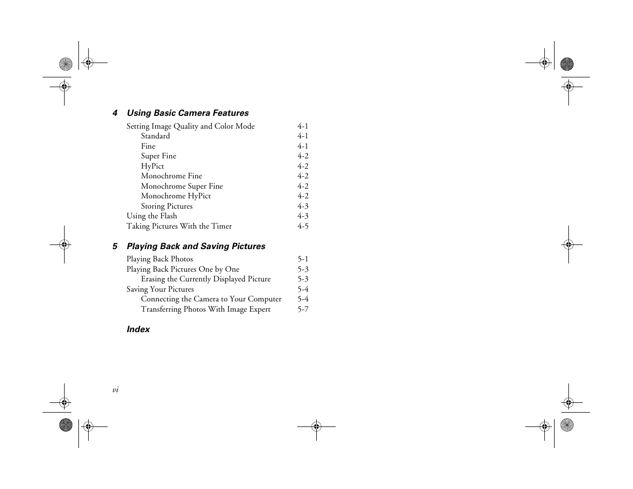 Epson PhotoPC 750Z User Manual | Page 6 / 53
