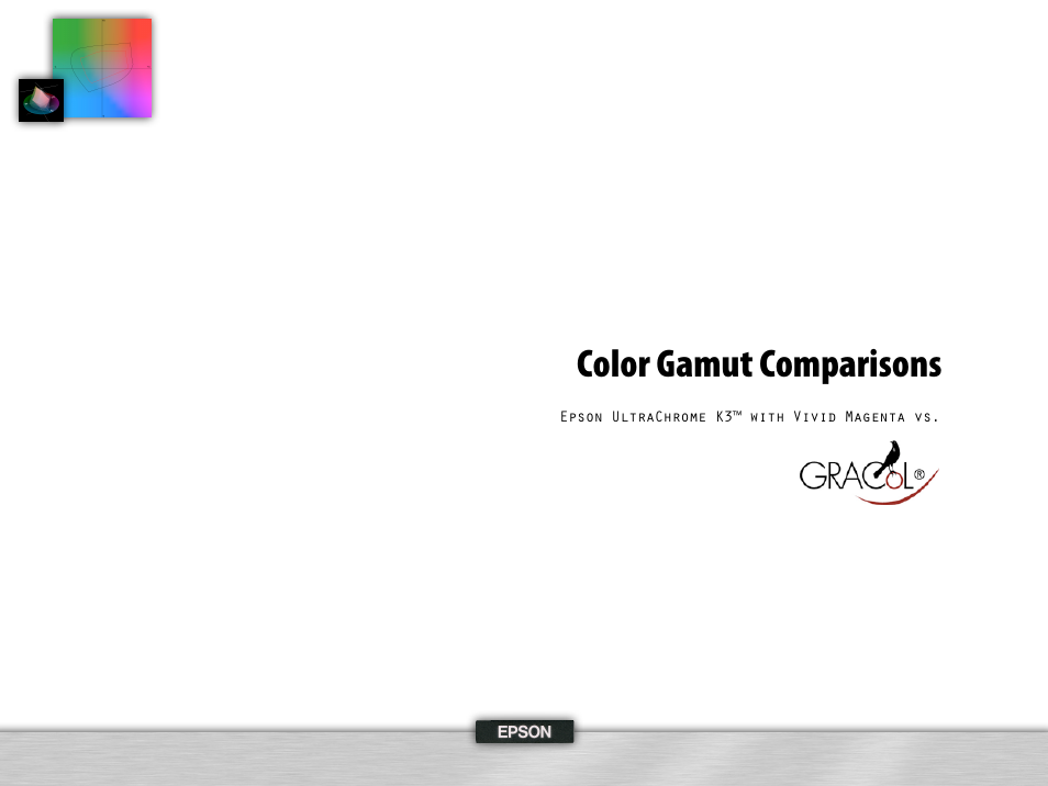 Color gamut comparisons | Epson 995 User Manual | Page 17 / 52